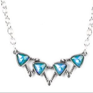 Oil spills dainty necklace